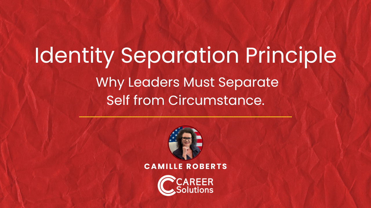 The Identity Separation Principle for leaders