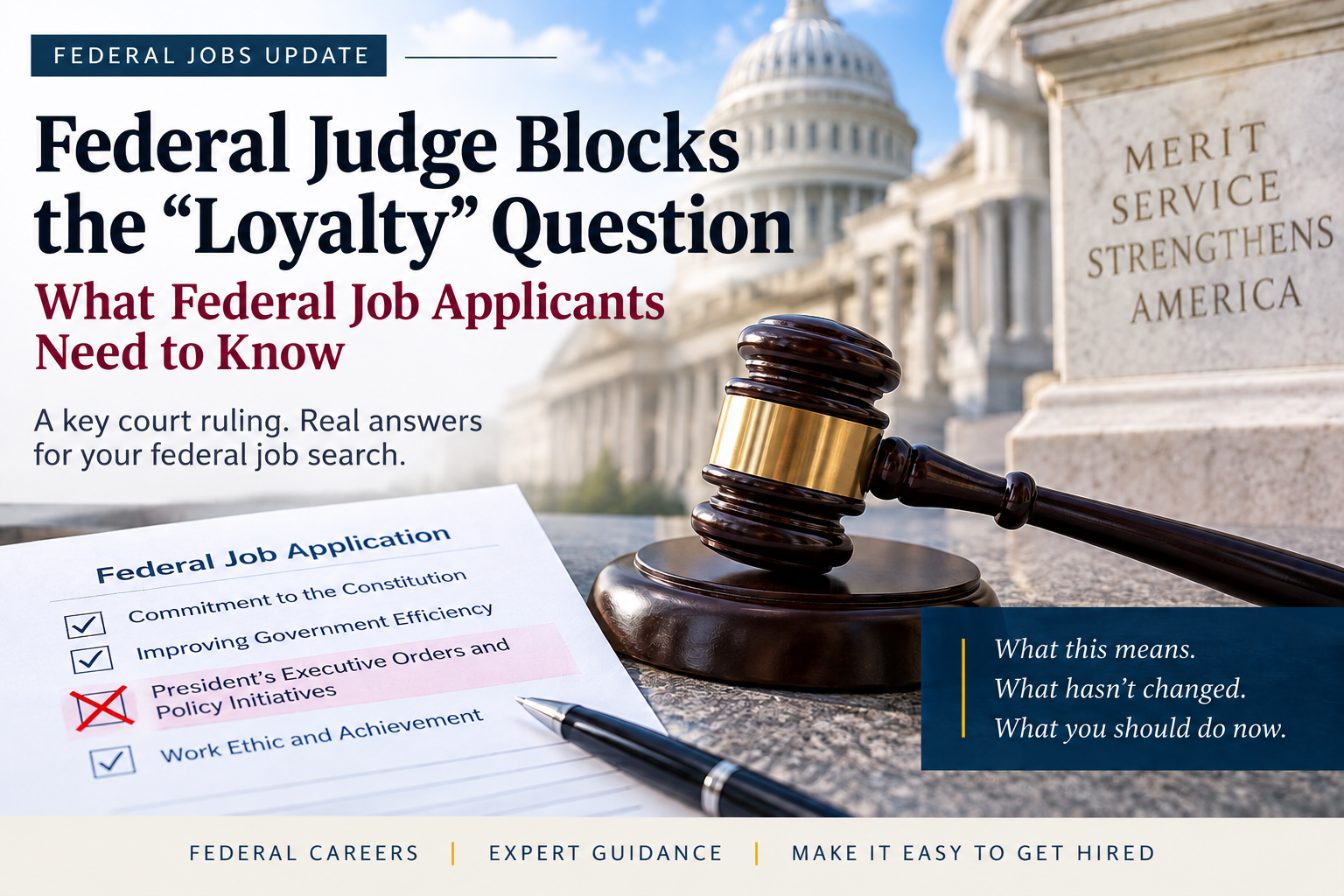 Federal Merit Hiring essays and changes to the federal application process