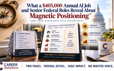 What a $405,000/Annual AI Job and Senior Federal Roles Reveal About Magnetic Positioning™